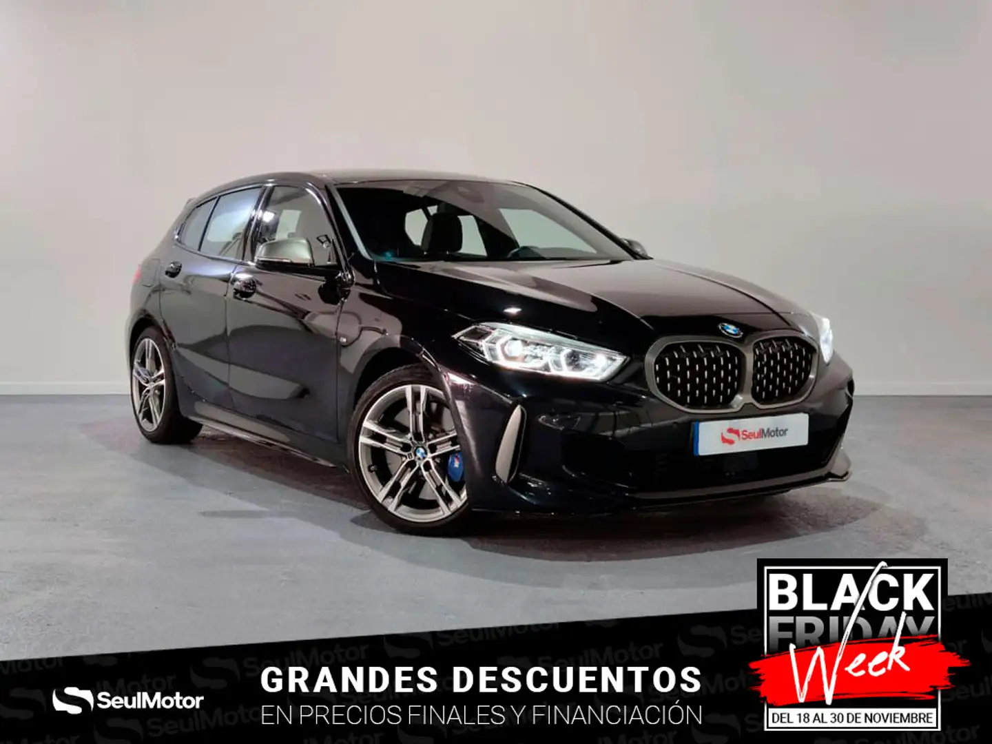 BMW 135 M135iA M Sport Pro xDrive Negro - 1