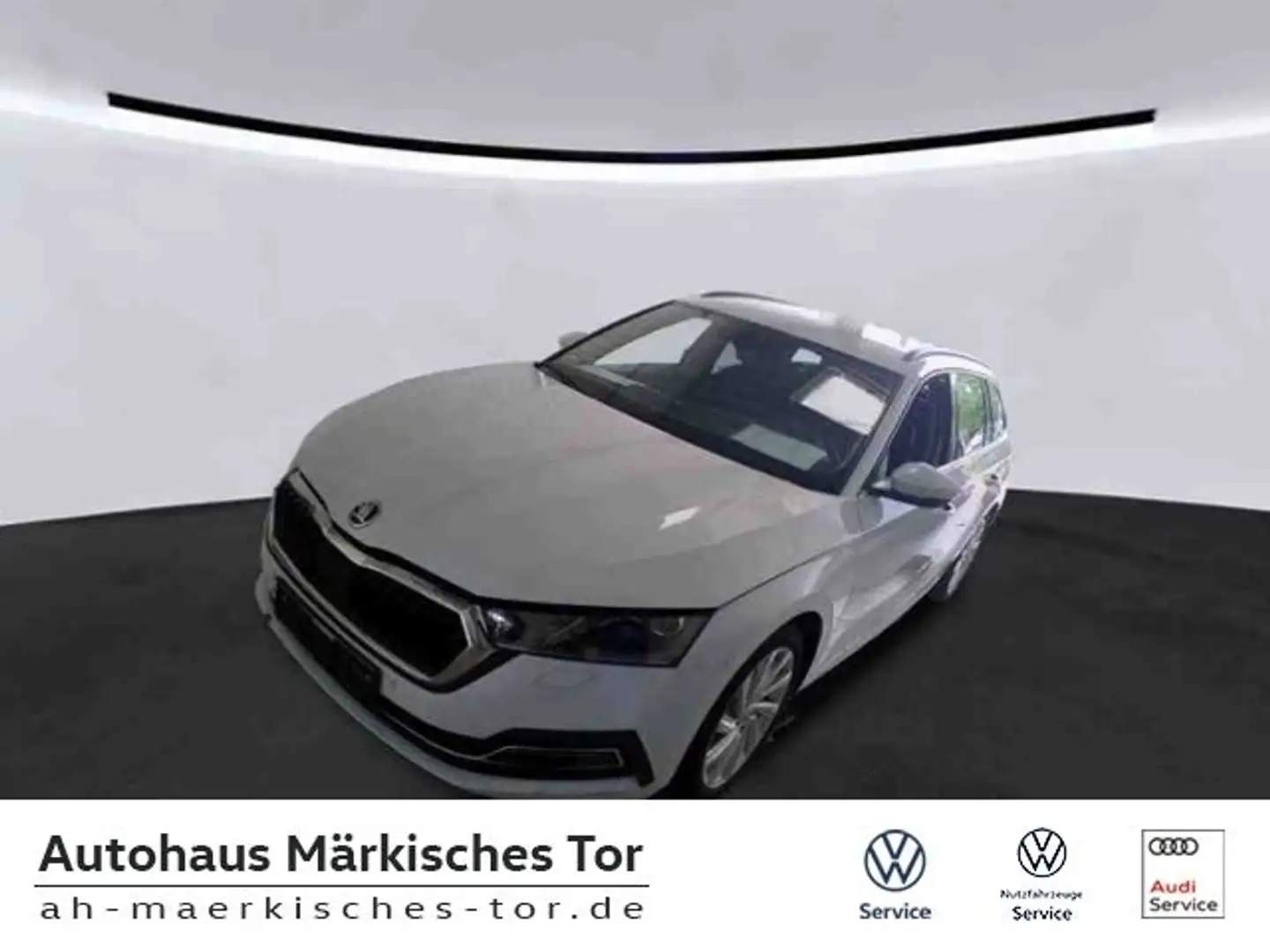 Skoda Octavia Combi 2.0 TDI DSG First Edition+AHZV+Can Weiß - 1