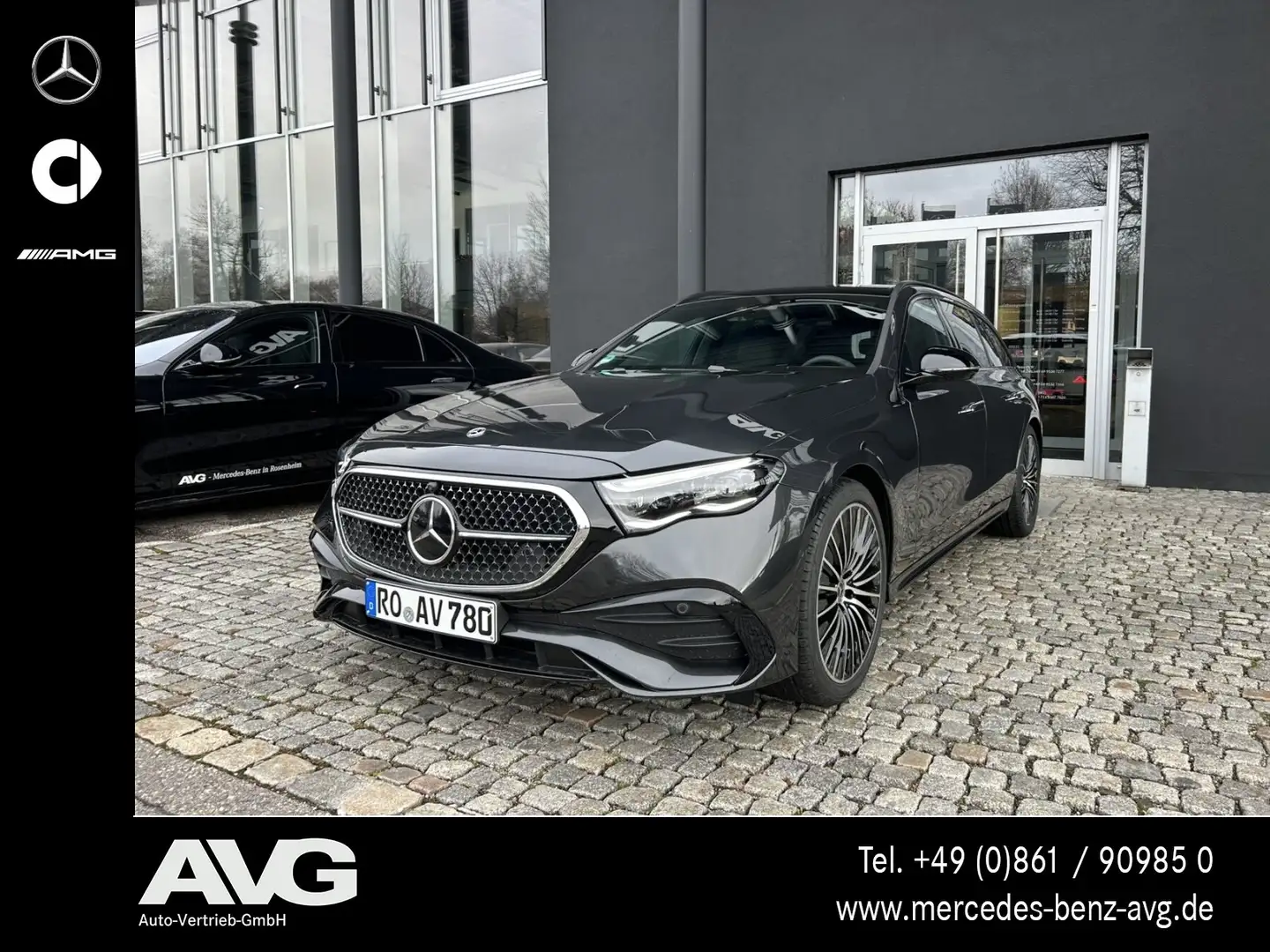 Mercedes-Benz E 220 E 220 d T AMG Edition Pano AHK DIGITAL Night 360 Grau - 1