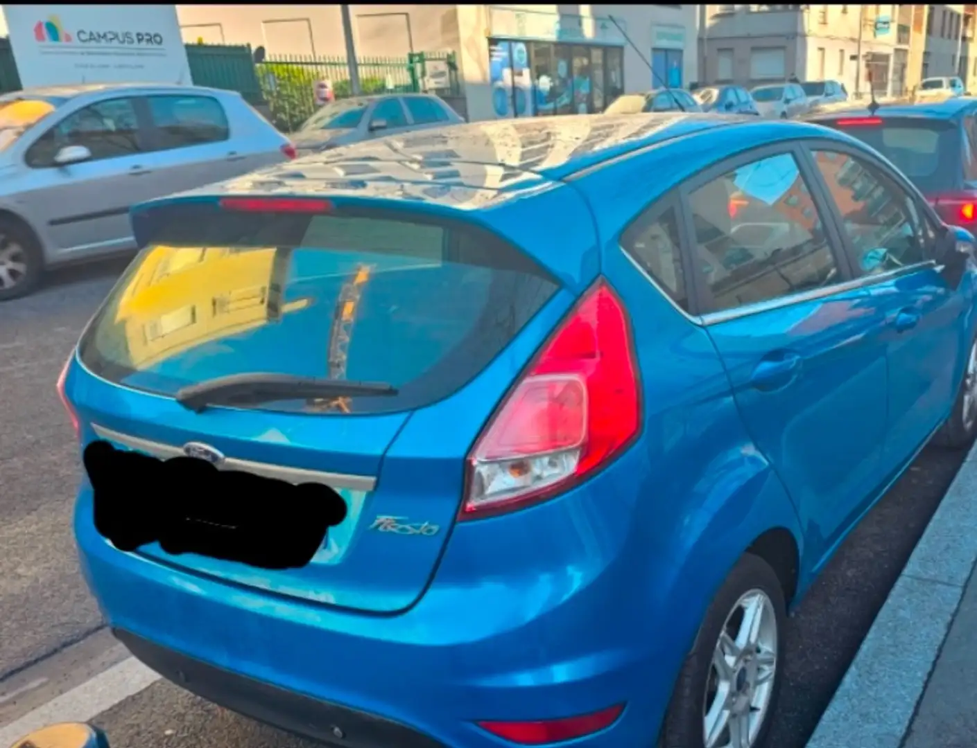 Ford Fiesta Fiesta 1.6 TDCi 95 FAP Black Gris - 2