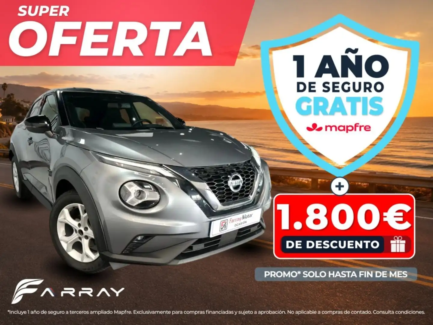 Nissan Juke 1.0 DIG-T N-Connecta 4x2 DCT 7 114 Gris - 1