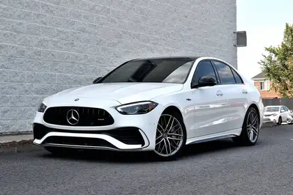 White 2024 Mercedes-Benz C-Class Sedan All-Wheel Drive Automatic