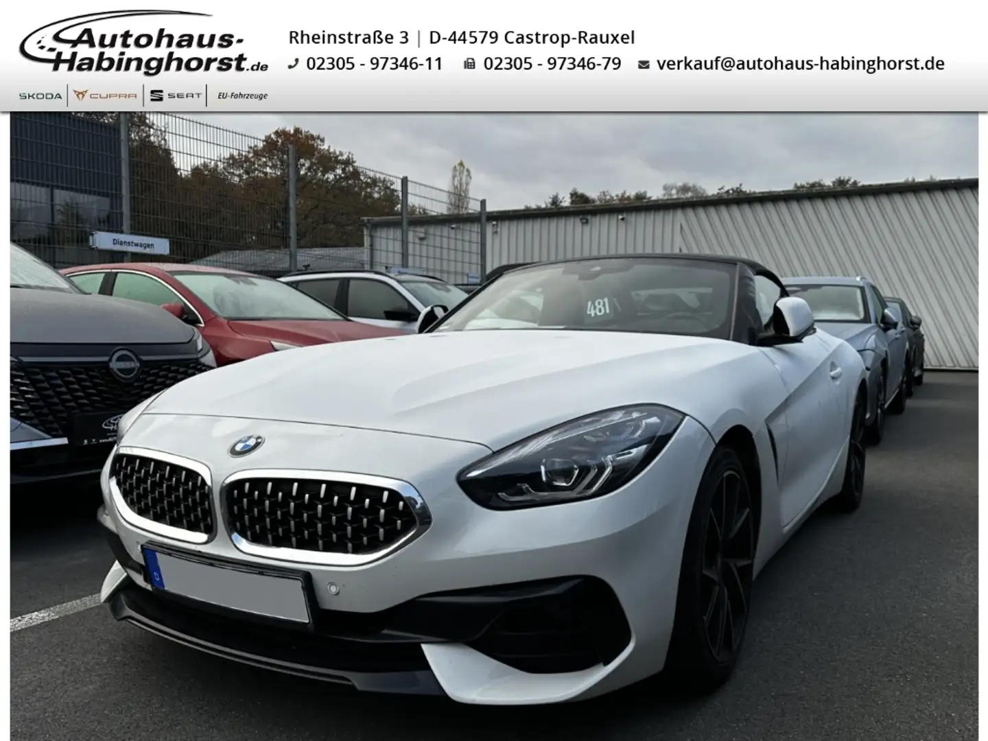 BMW Z4 Roadster sDrive i20 Sport Line LED SHZ HeadUp Weiß - 1