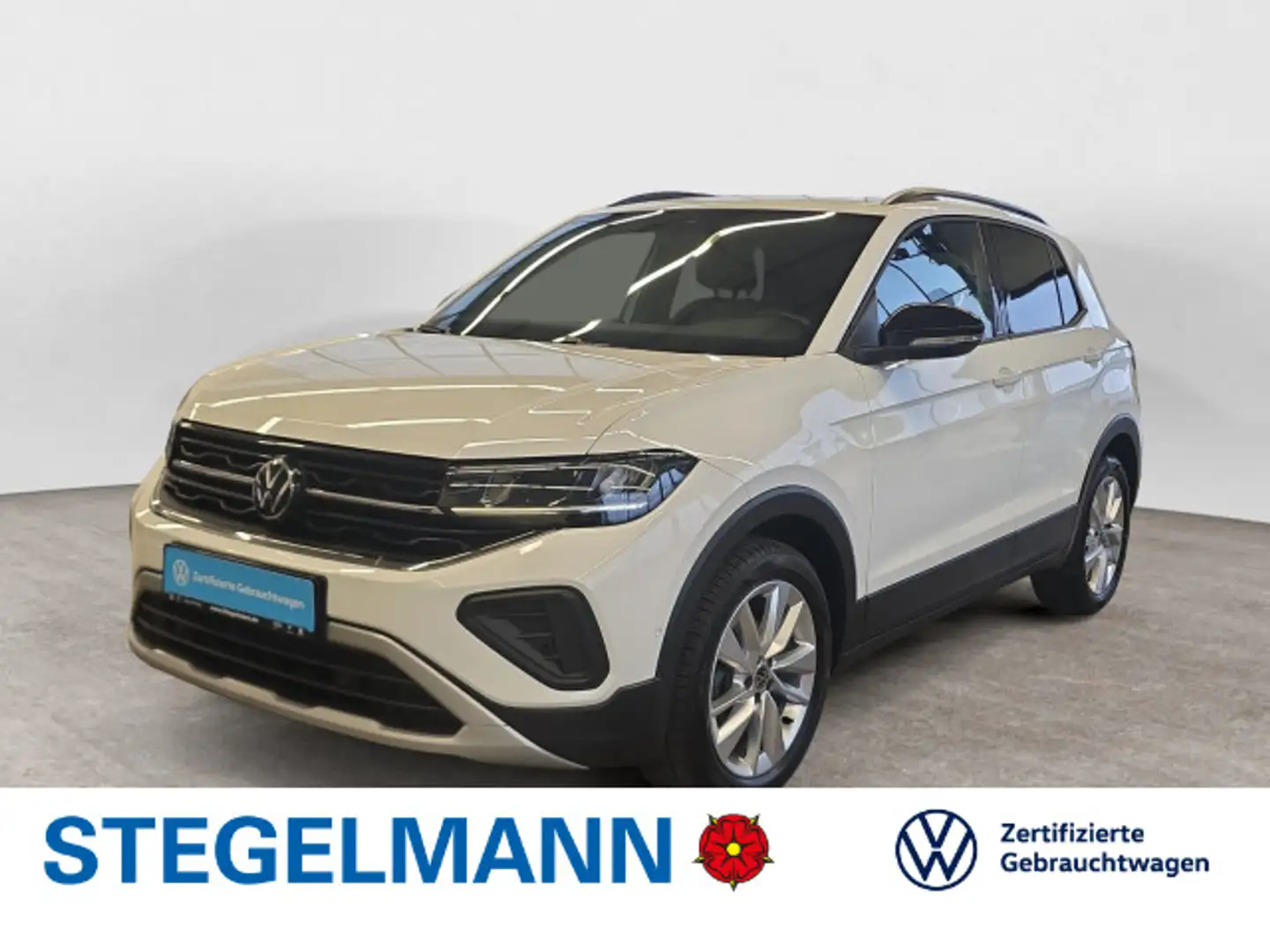 Volkswagen T-Cross 1.0 TSI DSG Goal *AHK*LED*Navi* Weiß - 1