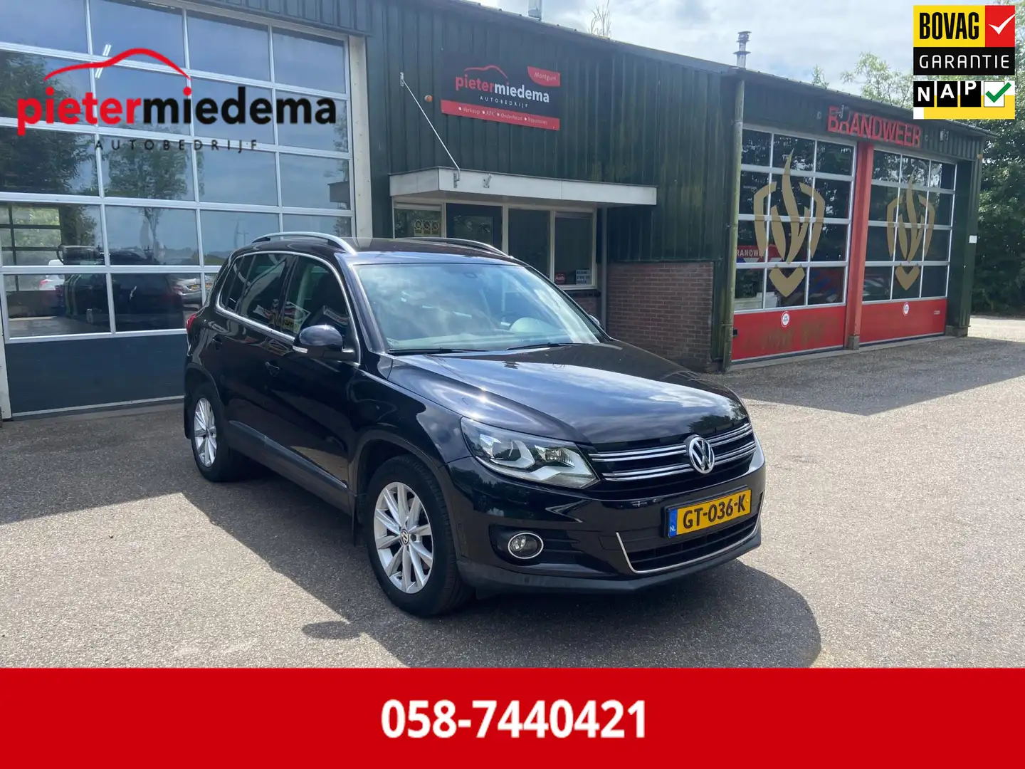Volkswagen Tiguan 2.0 TDI Sport&Style / Executive Plus-pakket Zwart - 1