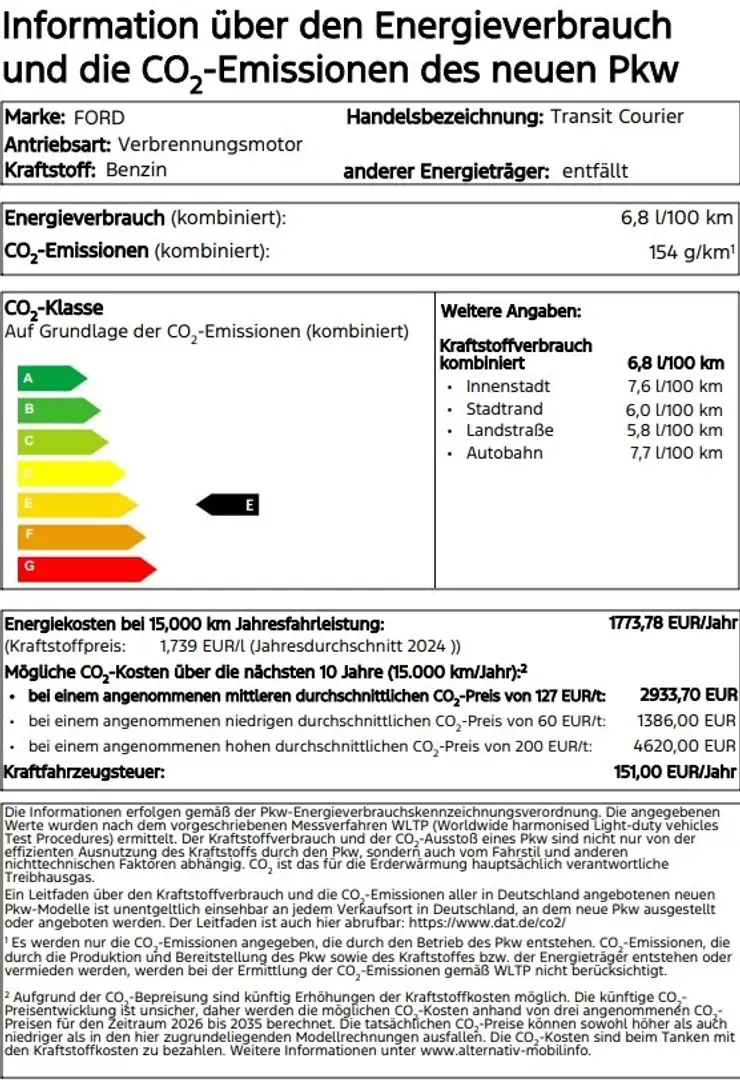 Ford Transit Courier Transit Courier V769 1,0 l EcoBoost Trend Gris - 2