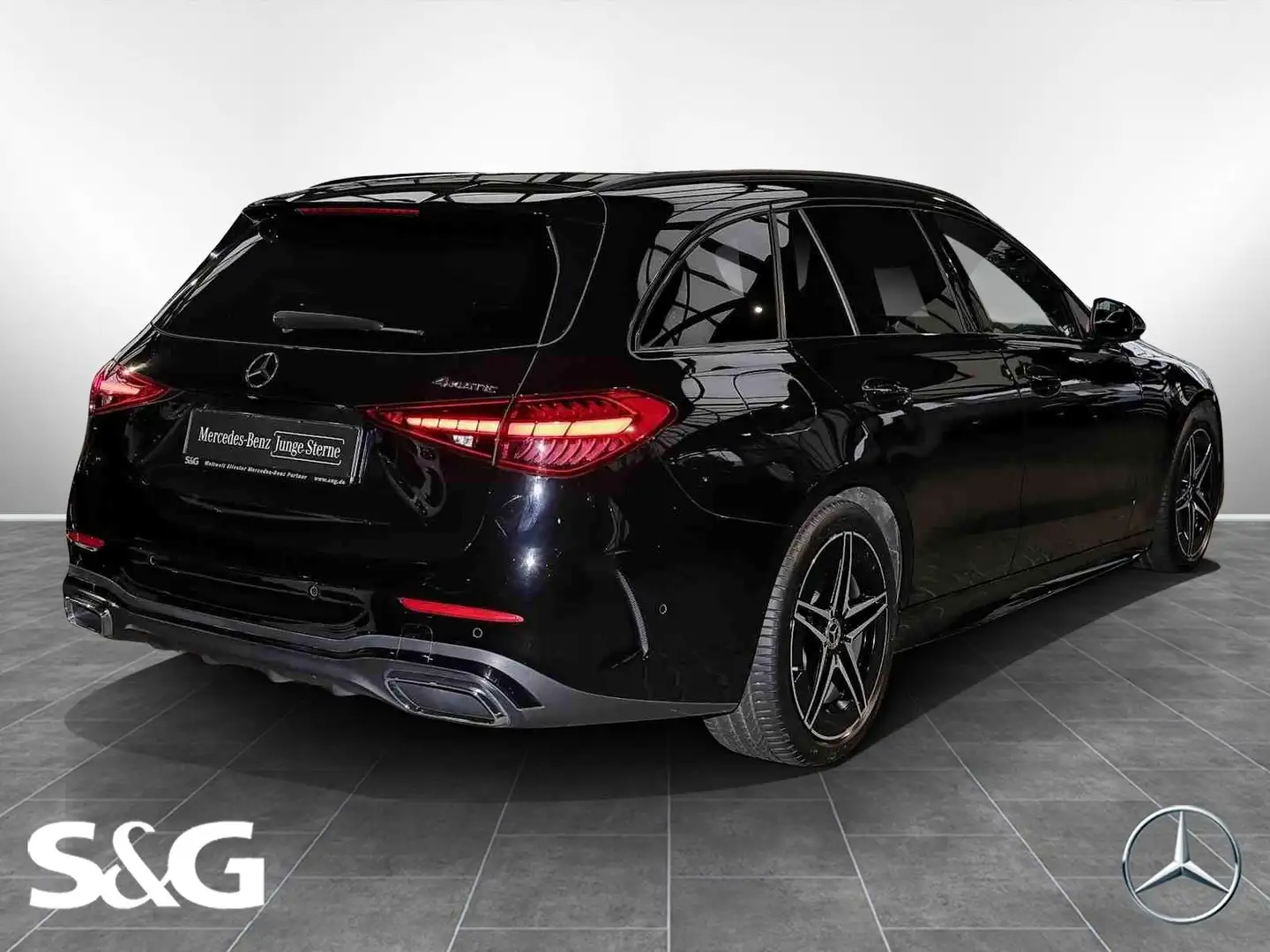 Mercedes-Benz C 300 4M T AMG DISTRO+KAMERA+SPURHALTE+LED+18" Schwarz - 2