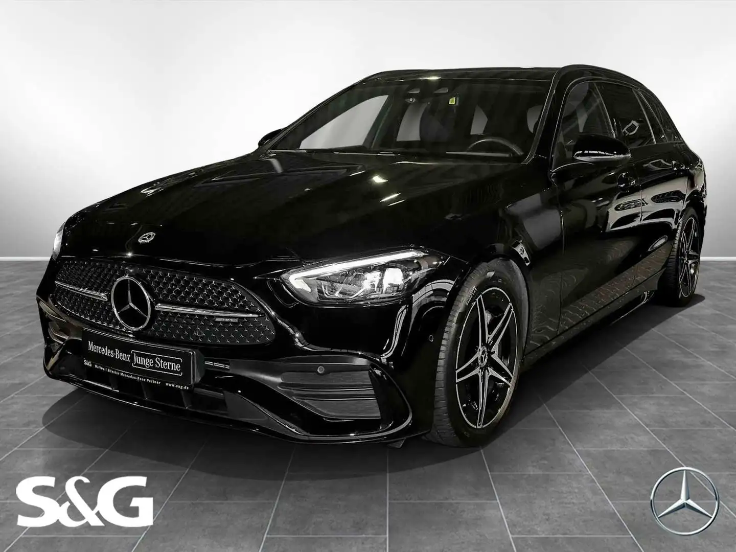 Mercedes-Benz C 300 4M T AMG DISTRO+KAMERA+SPURHALTE+LED+18" Schwarz - 1