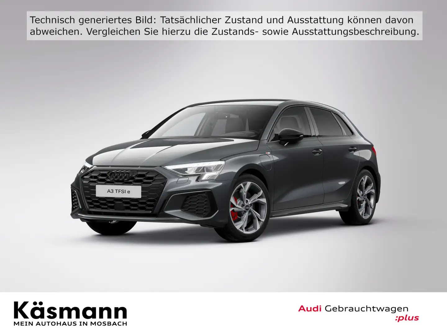 Audi A3 S line 45TFSIe AHK NAV LED SHZ PDC Grau - 2