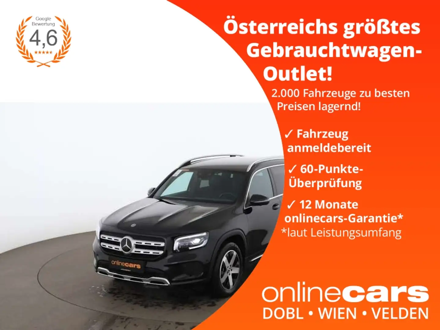 Mercedes-Benz GLB 220 d 4Matic Progressive Aut LED HEAD-UP NAVI Noir - 1