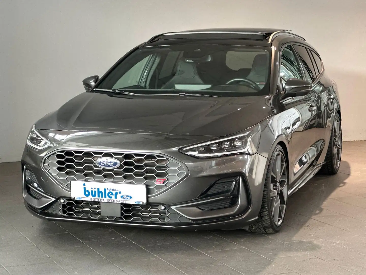 Ford Focus Turnier ST X 2.3 #AHK #ACC #PANORAMA #B&O Gris - 1