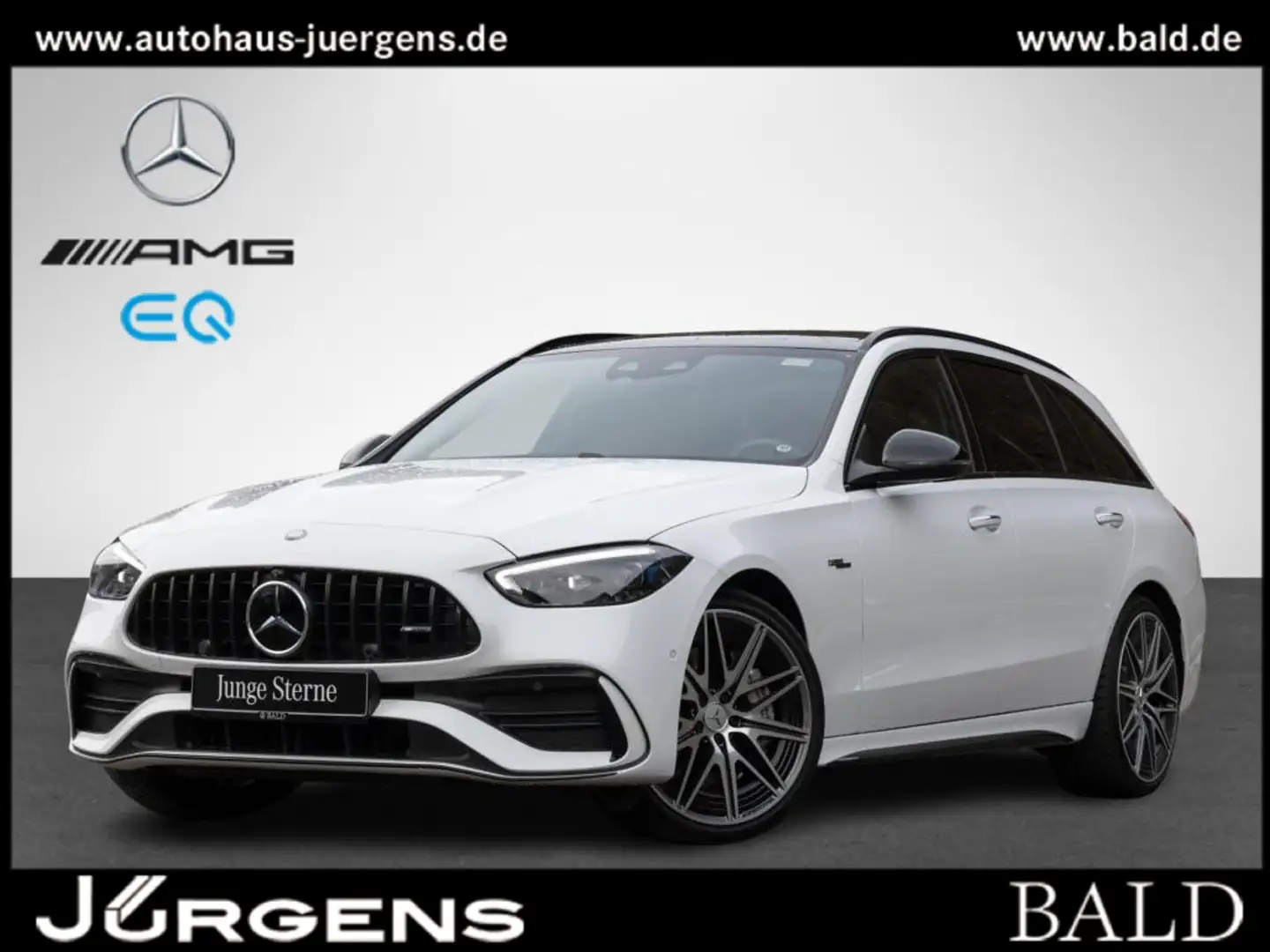 Mercedes-Benz C 43 AMG T 4M Perf-Si/Digital/Pano/AHK/Burm3D/20 Weiß - 2