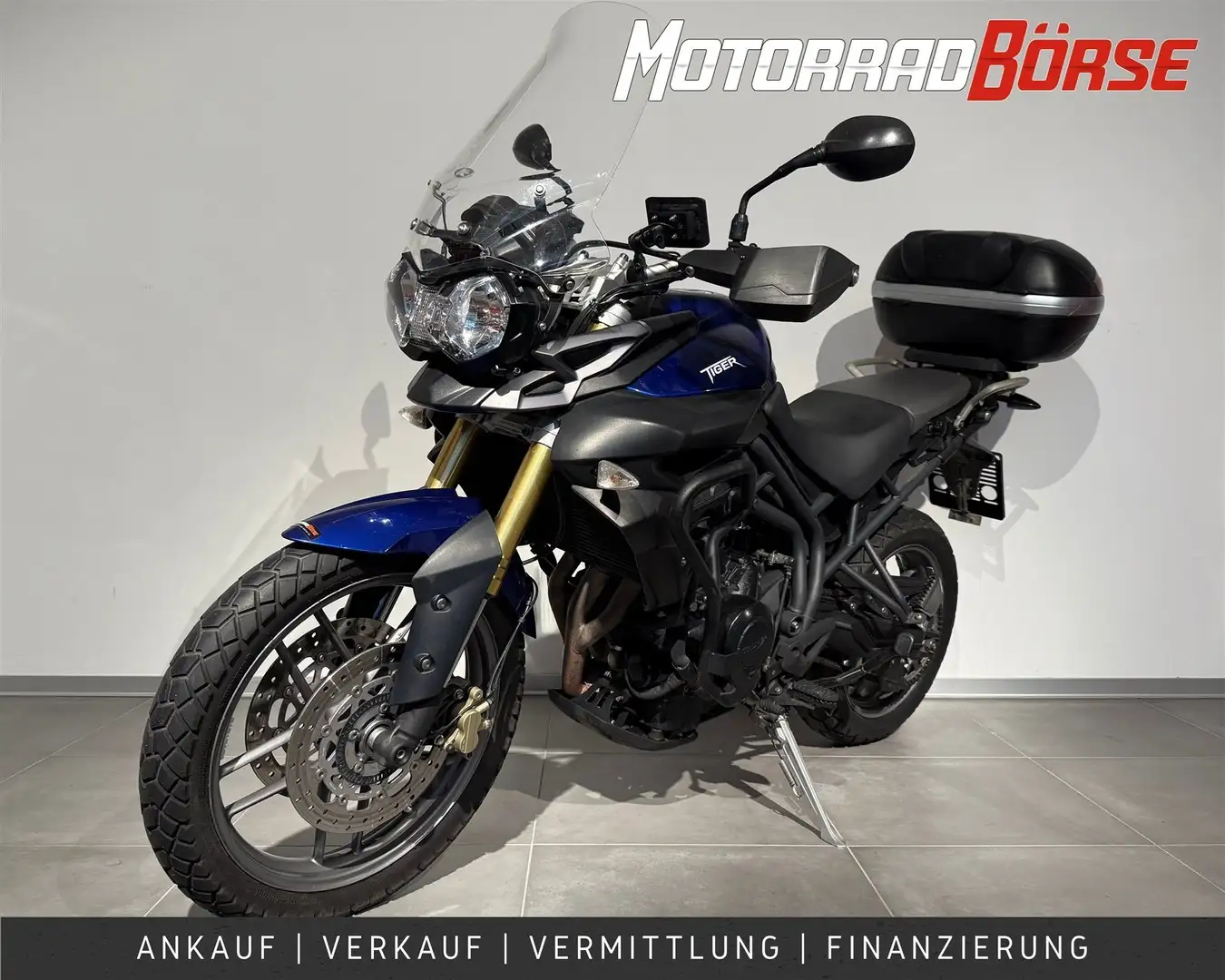 Triumph Tiger 800 Teilzahlung ab 57 Euro monatlich Blu/Azzurro - 1