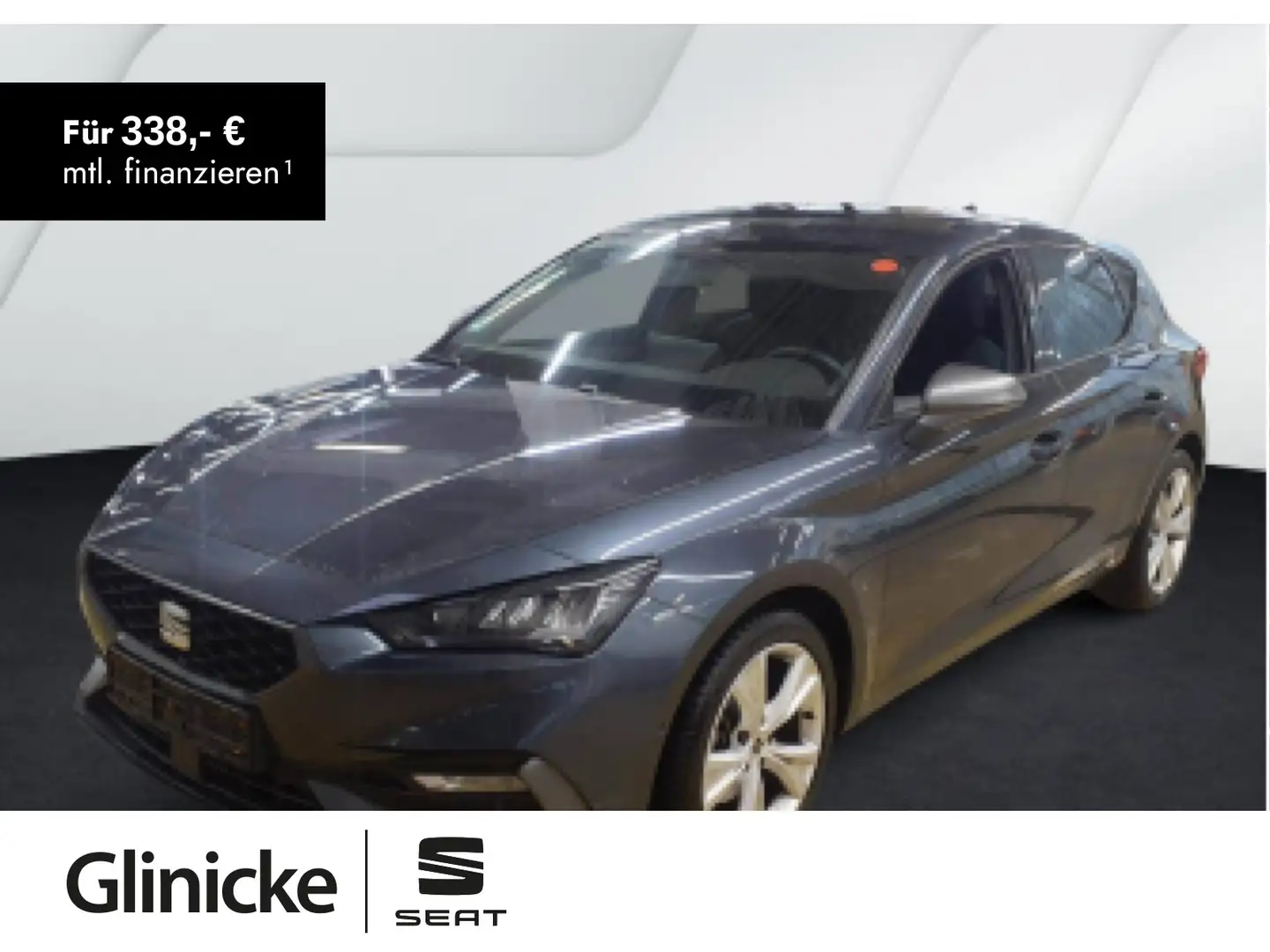 SEAT Leon FR 1.5 eTSI DSG, NAVI, RFK Grau - 1