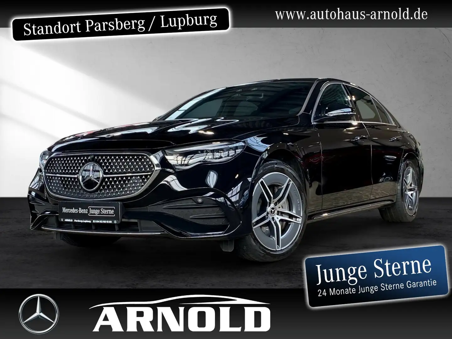 Mercedes-Benz E 300 E 300 de 4M AMG L Pano AHK Superscr. 360° Distr. Schwarz - 1