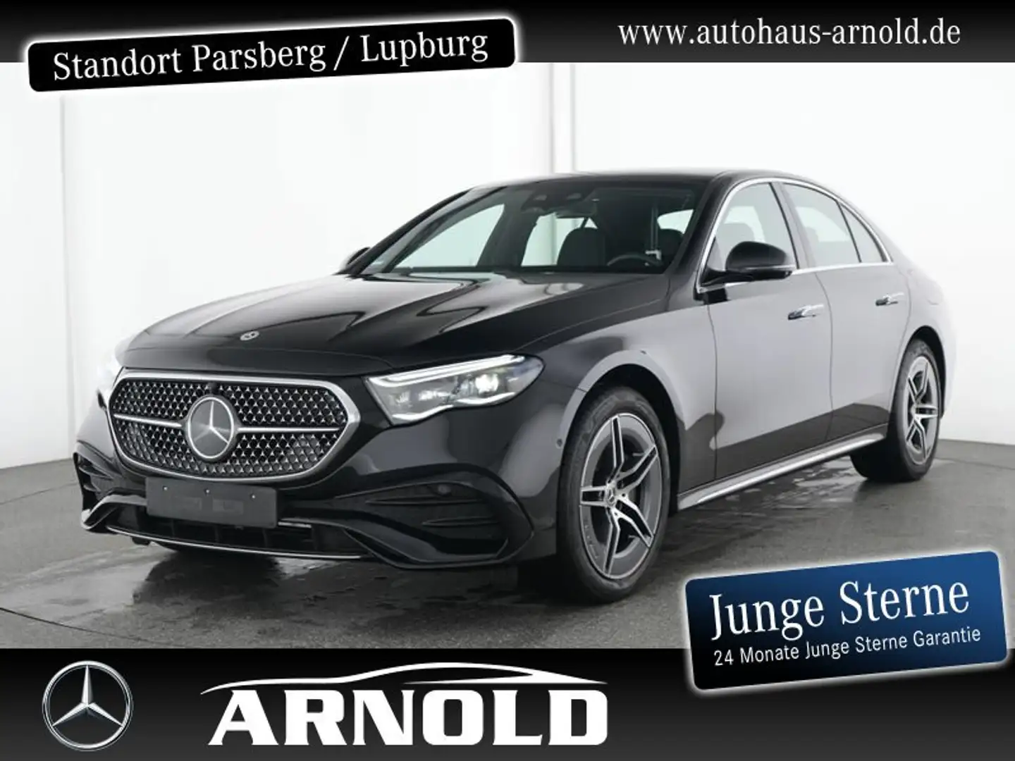 Mercedes-Benz E 300 E 300 de 4M AMG L Pano AHK Superscr. 360° Distr. Schwarz - 1