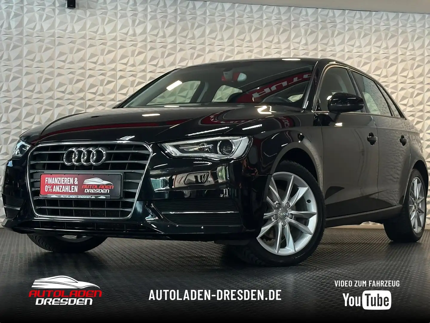 Audi A3 1.4TFSI ATTRACTION BIXEN#SHZ#KLIMAUTO#PDC#BT Schwarz - 1