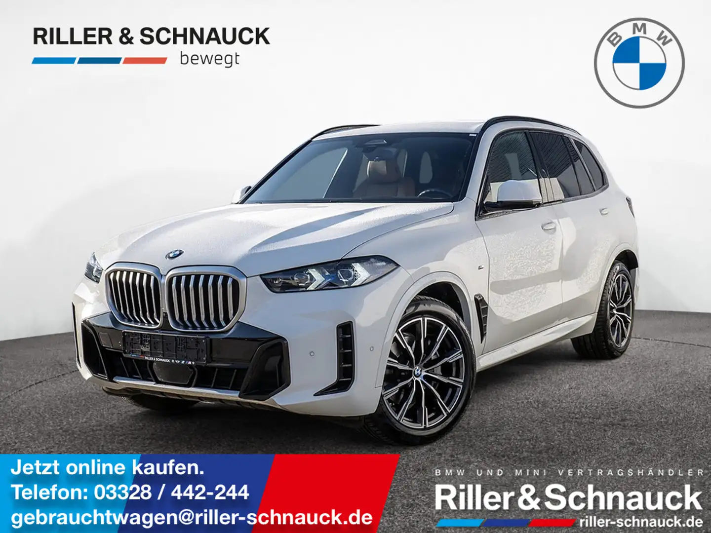 BMW X5 xDrive 30d M Sport AHK+NAVI+H/K+LED+KEYLES Weiß - 1