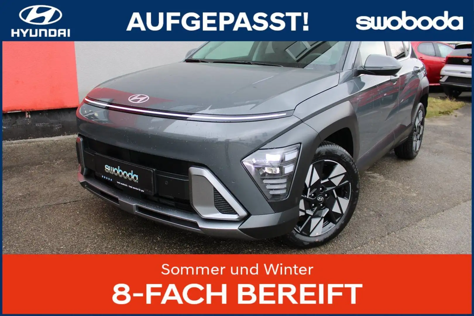 Hyundai KONA Kona (MY25) GO Plus 1.6 T-GDI 2WD DCT k5bu2-O6 Grau - 1
