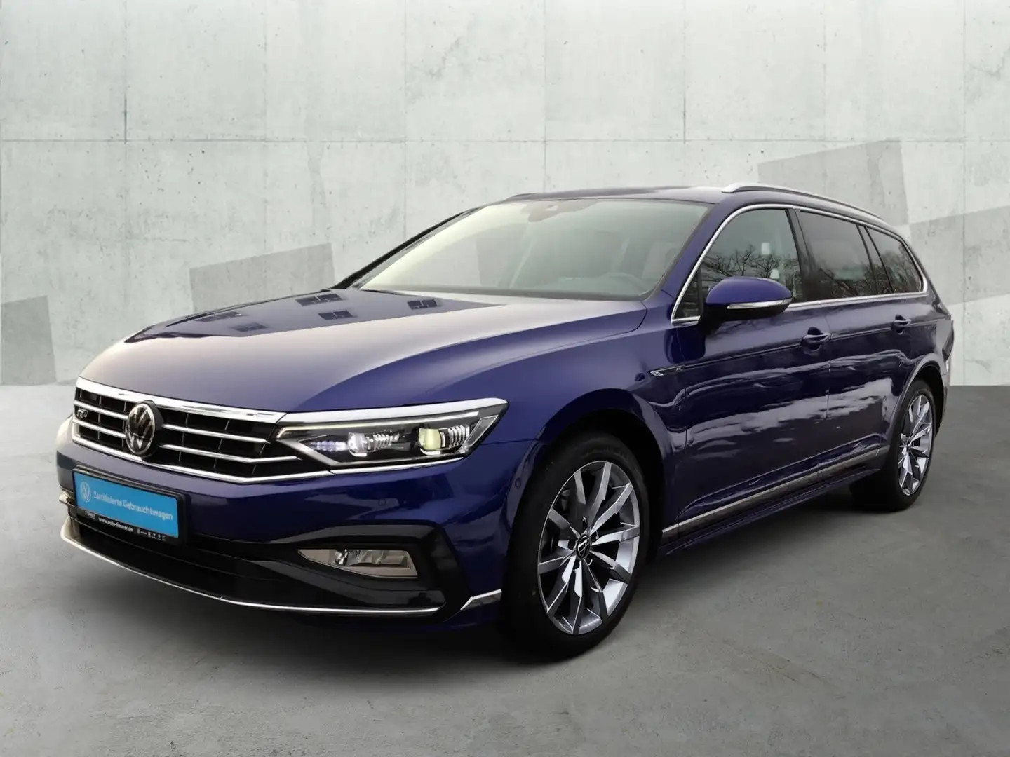 Volkswagen Passat Variant 2.0 TDI DSG R-LINE +AHK +STHZ +IQ.LIGHT +ACC +RKA Bleu - 2