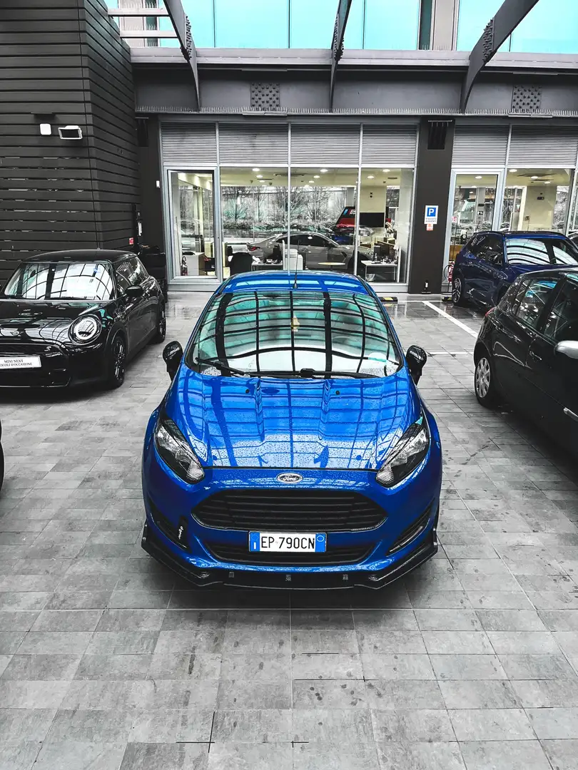 Ford Fiesta 5p 1.2 16v Titanium NEOPATENTATI Blu/Azzurro - 1