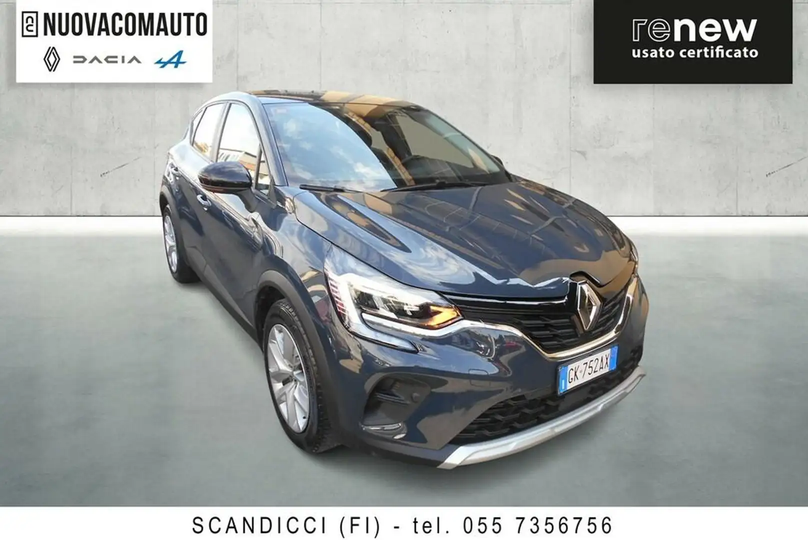Renault Captur 1.6 E-Tech hybrid Techno Fast Track 145cv auto Blu/Azzurro - 2