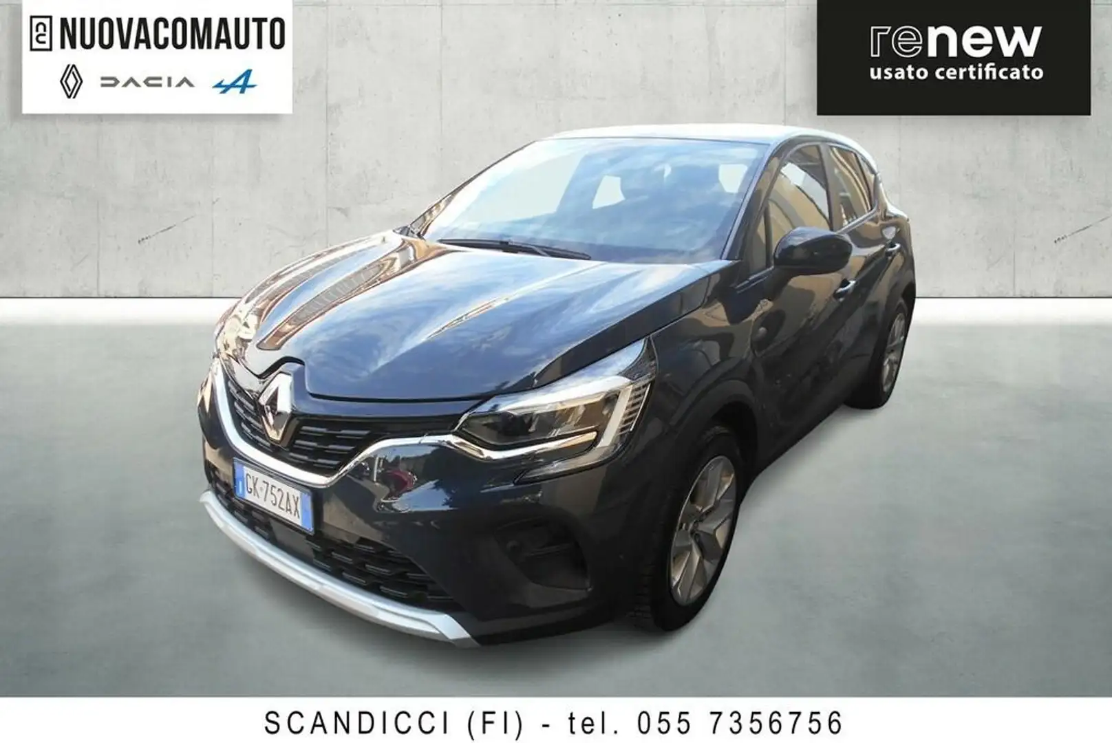 Renault Captur 1.6 E-Tech hybrid Techno Fast Track 145cv auto Blu/Azzurro - 1