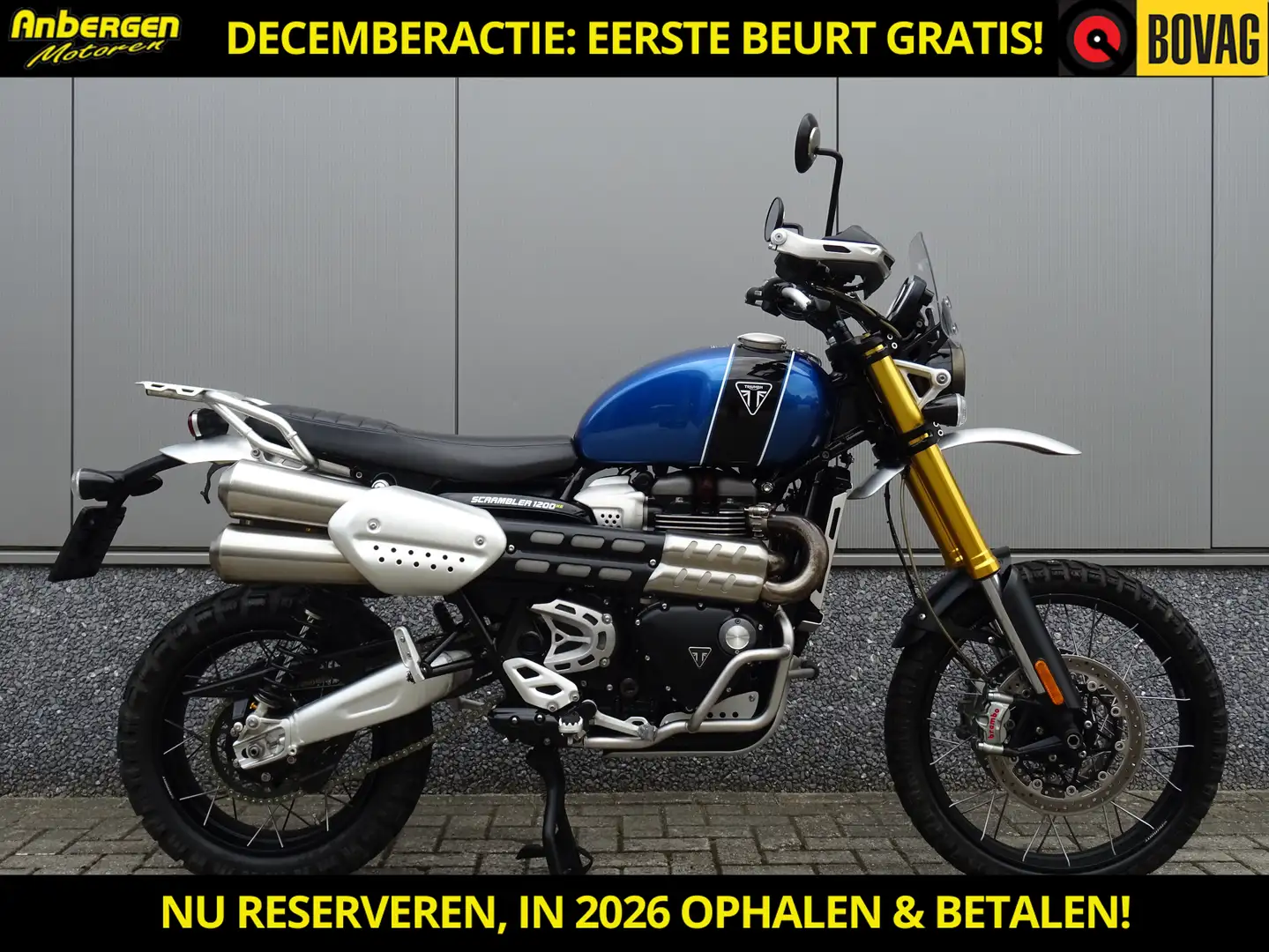 Triumph Scrambler 1200 XE Blauw - 1