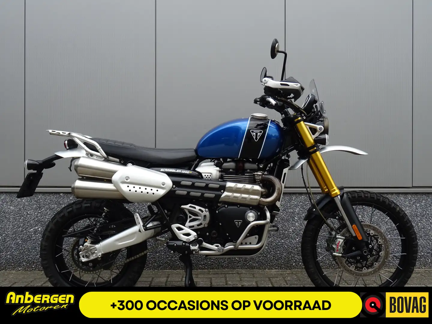 Triumph Scrambler 1200 XE Blauw - 1