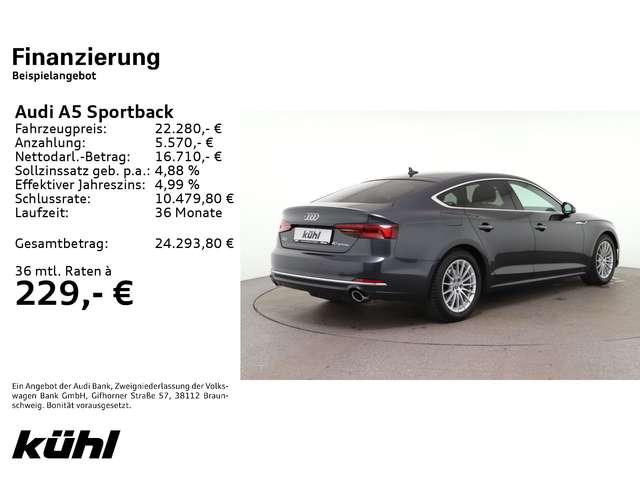Audi A5 40 g-tron Design LED ACC Navi AHK