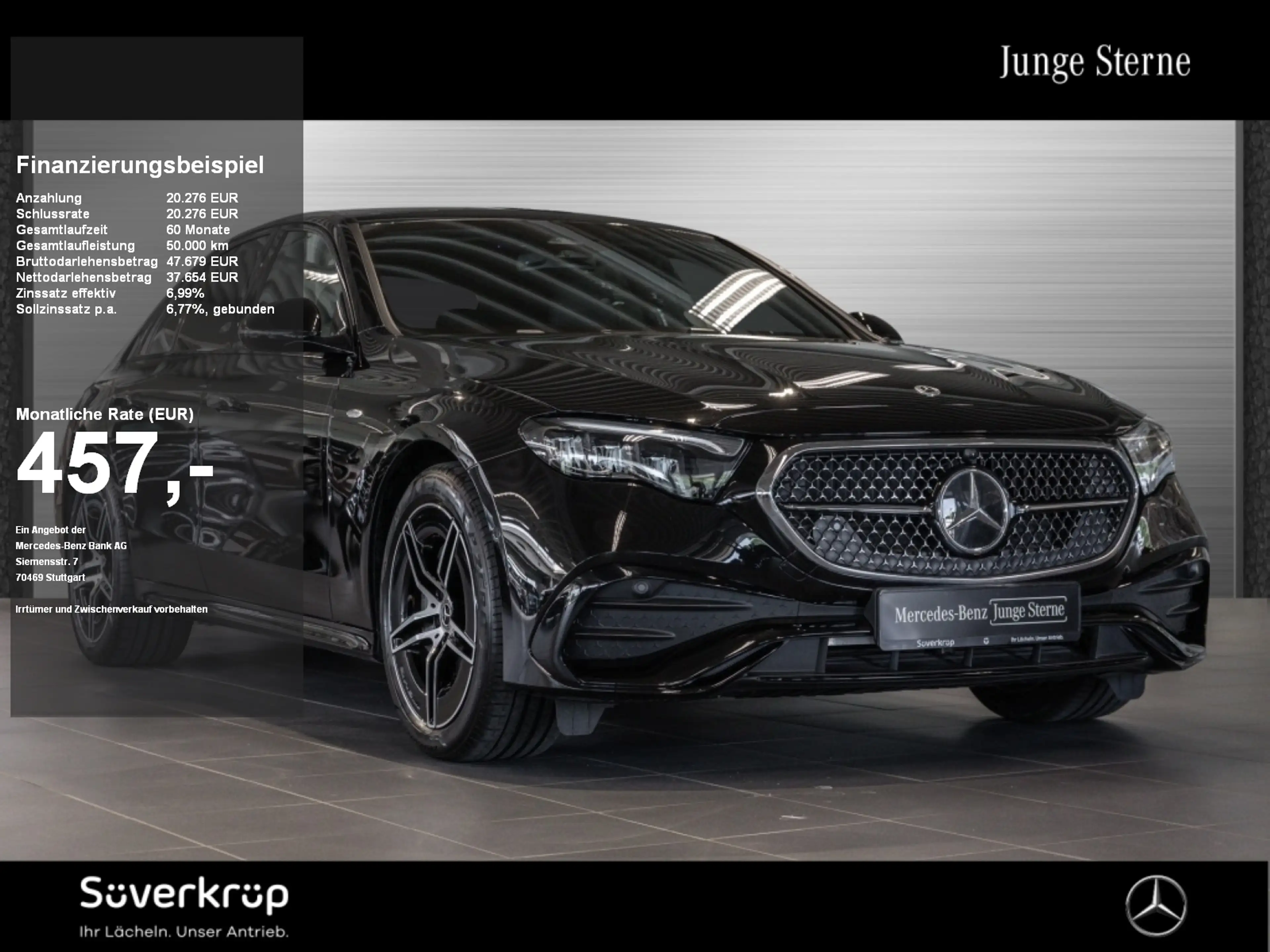 Mercedes-Benz E 300 de 4M , AMG BURM NIGHT DISTR KAMERA SPUR