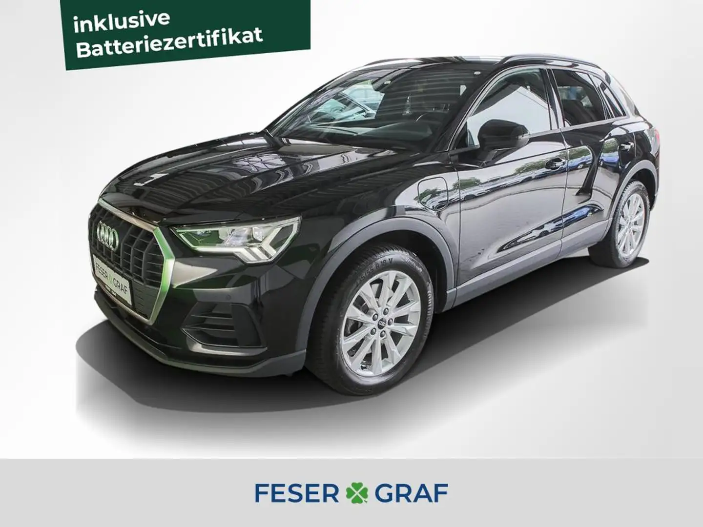 Audi Q3 45 TFSI e S line int. LED Navi RüKa Sitzh. Negro - 1