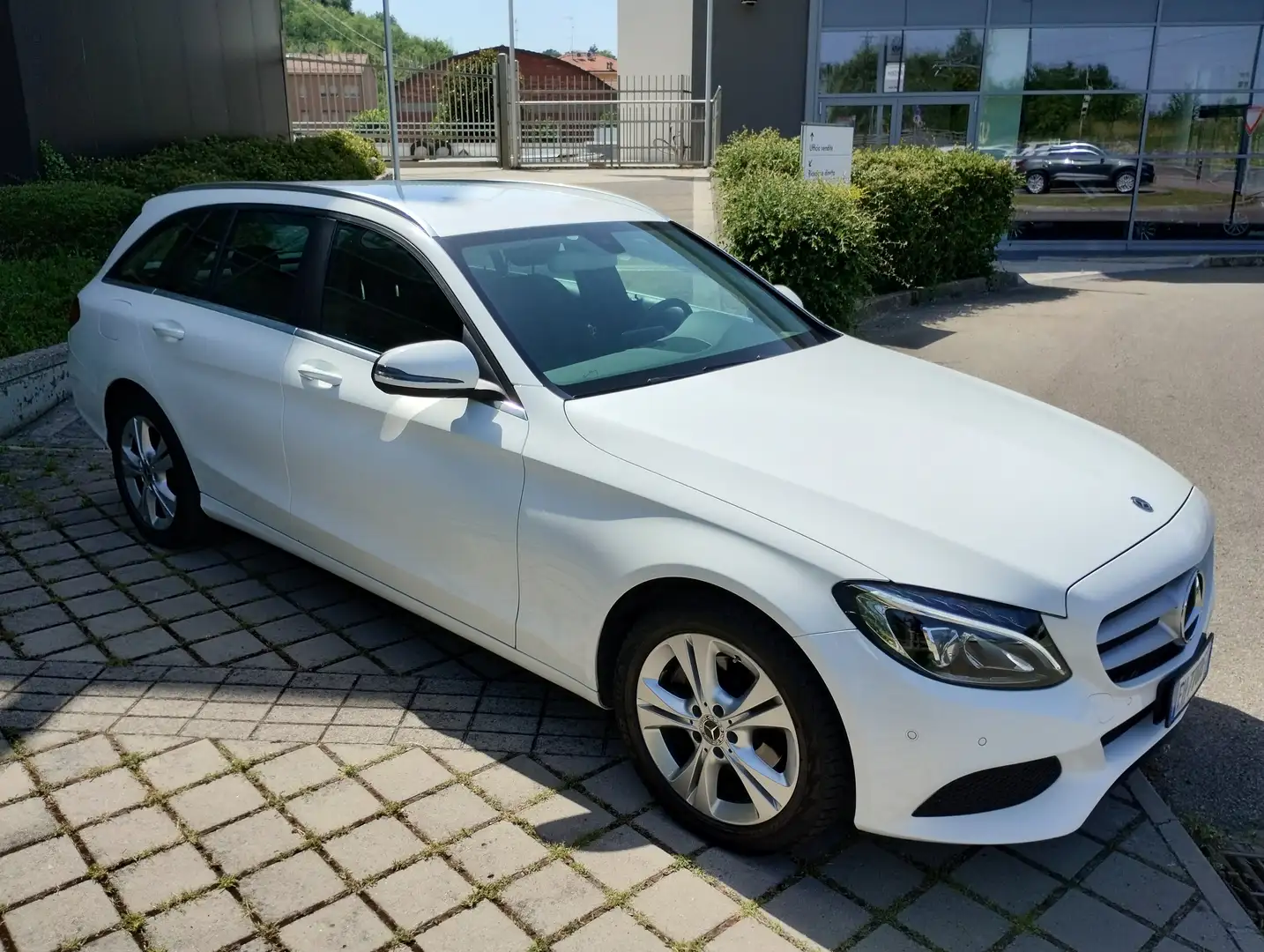 Mercedes-Benz C 220 C SW 220 d (bt) auto Bianco - 1