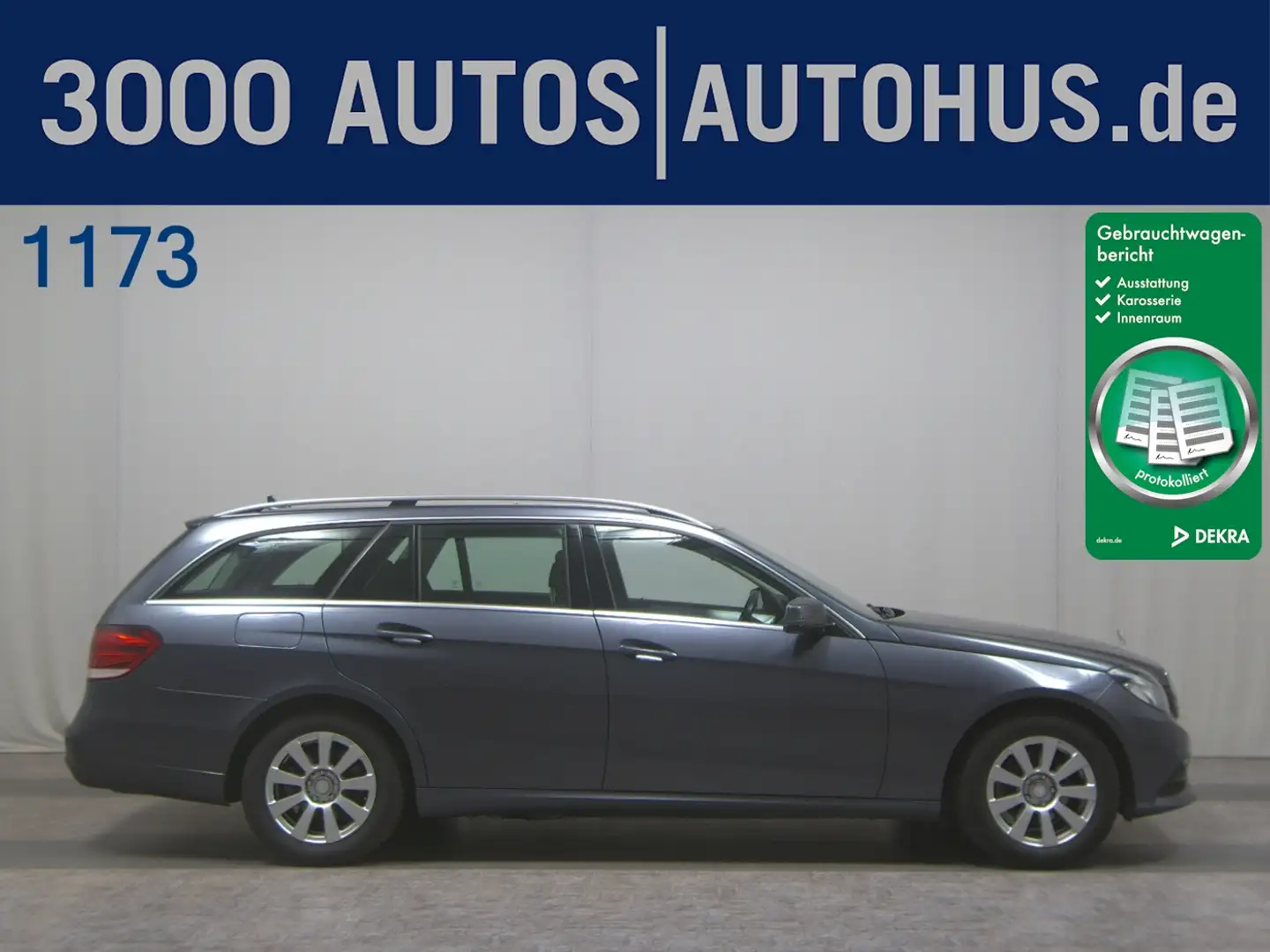 Mercedes-Benz E 220 T Navi LED AHK PDC Shz Grau - 1