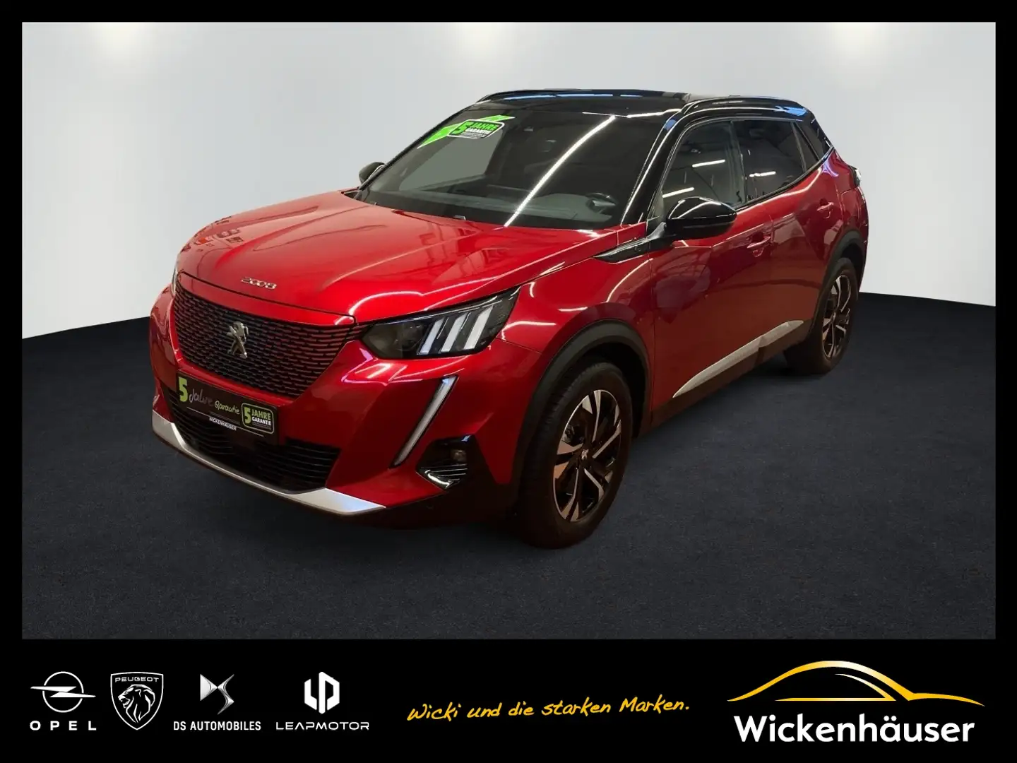 Peugeot 2008 e- Elektro GT ACC+LED+Navi+SHZ+M&S Rot - 1