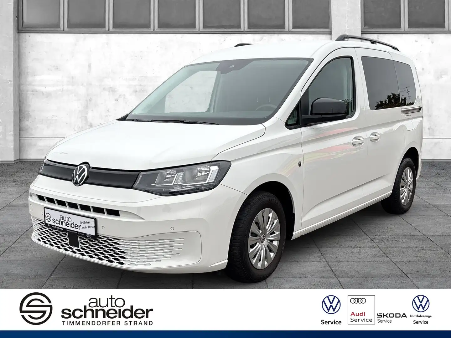 Volkswagen Caddy Caddy Kombi 2.0 TDI Klima Sitzhzg Winter PDC APP Weiß - 1