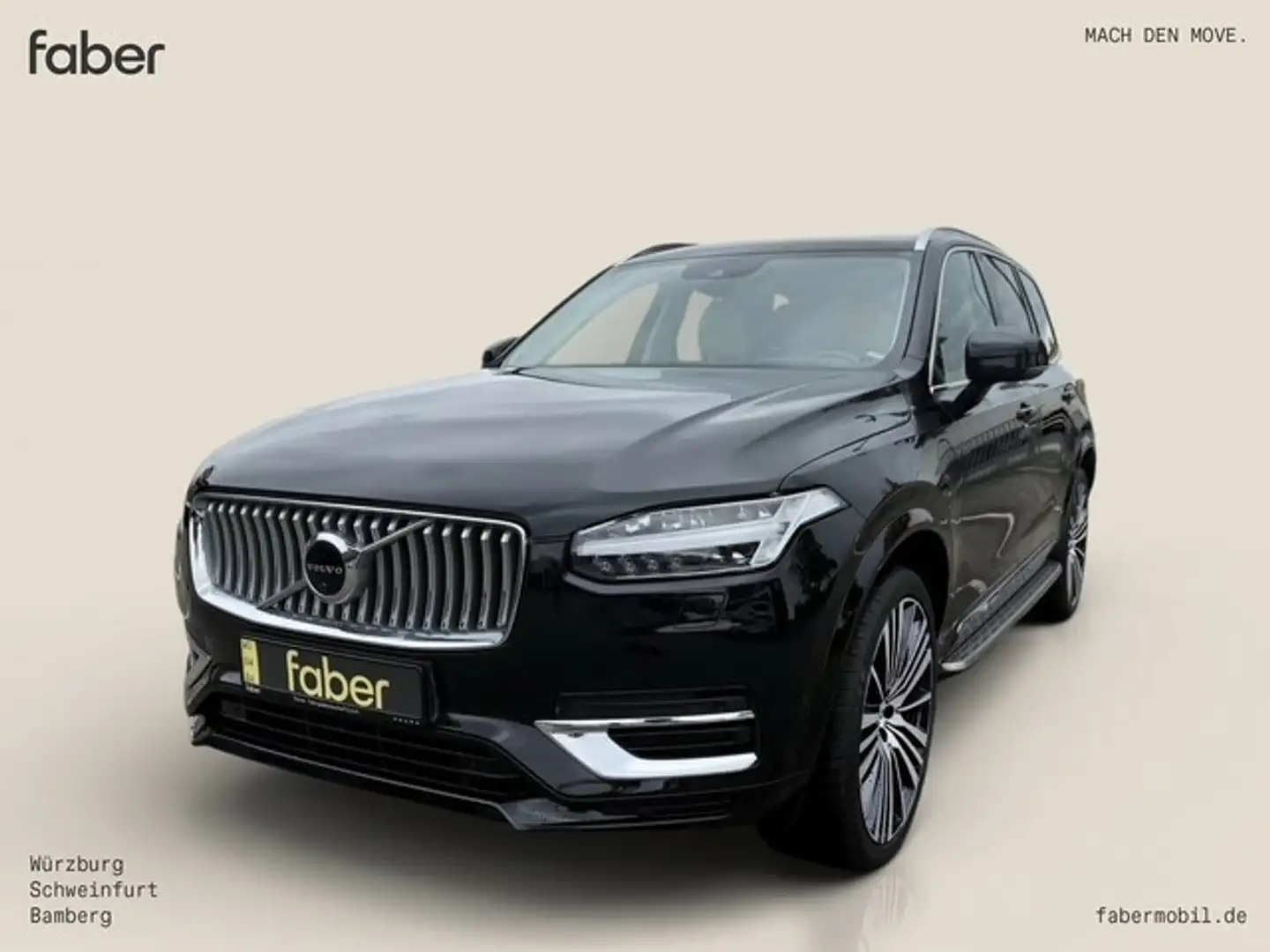 Volvo XC90 Inscr. Express. T8 Plug-In Hybrid AWD Schwarz - 1