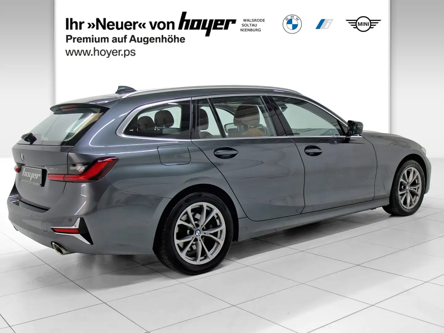 BMW 320 i Touring Luxury Line DAB LED Komfortzg. Shz Gris - 2
