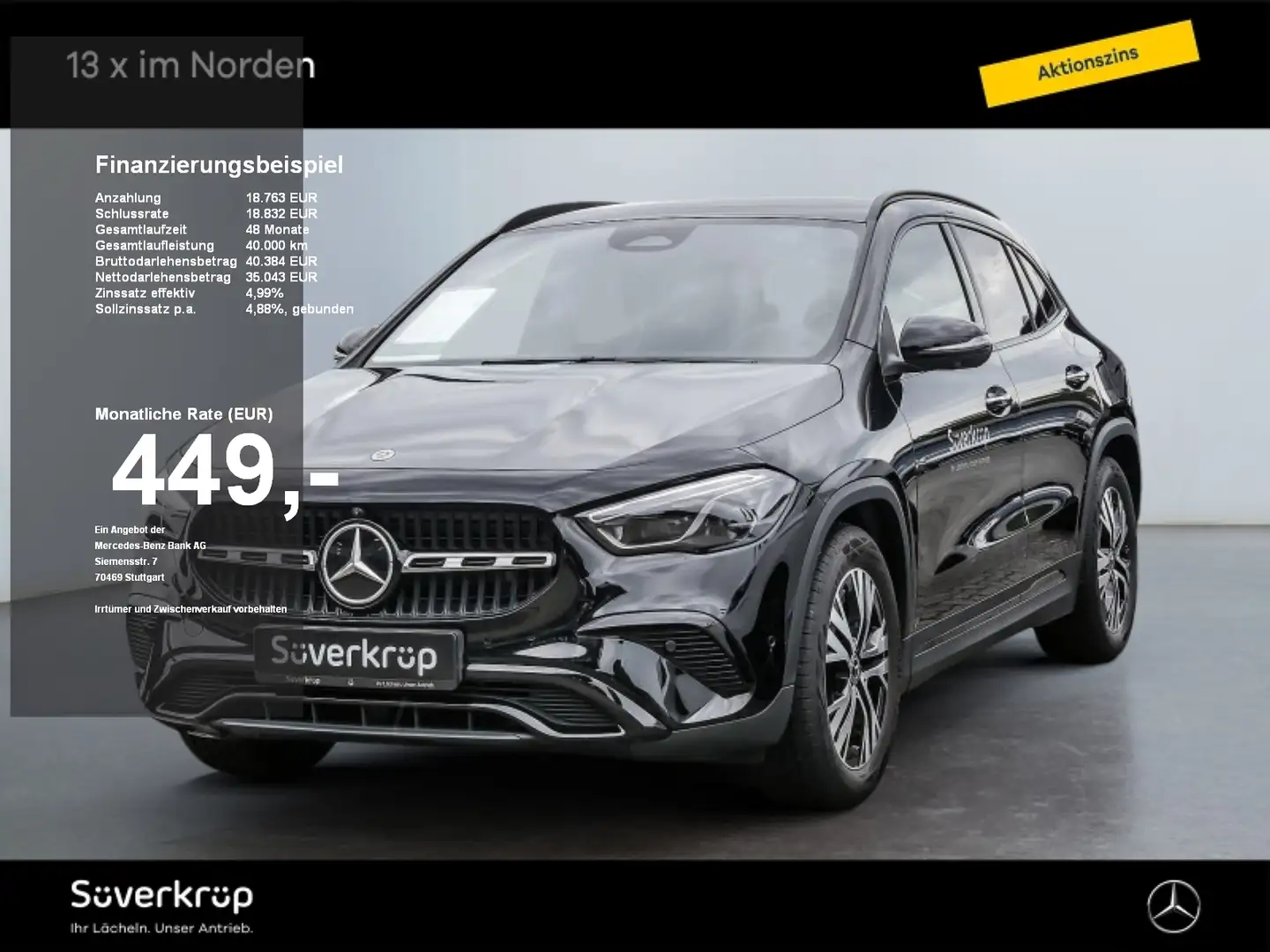 Mercedes-Benz GLA 200 PROGRESSIVE NIGHT SPUR AHK DISTR 360 Schwarz - 1
