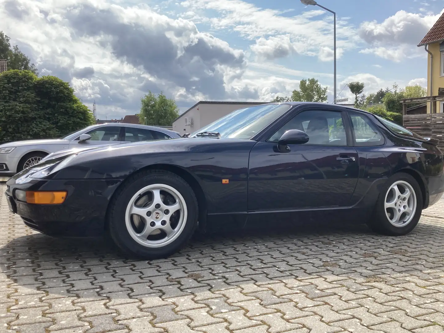 Porsche 968 Schalter, Deutsche Auslieferung, Targa Blau - 2