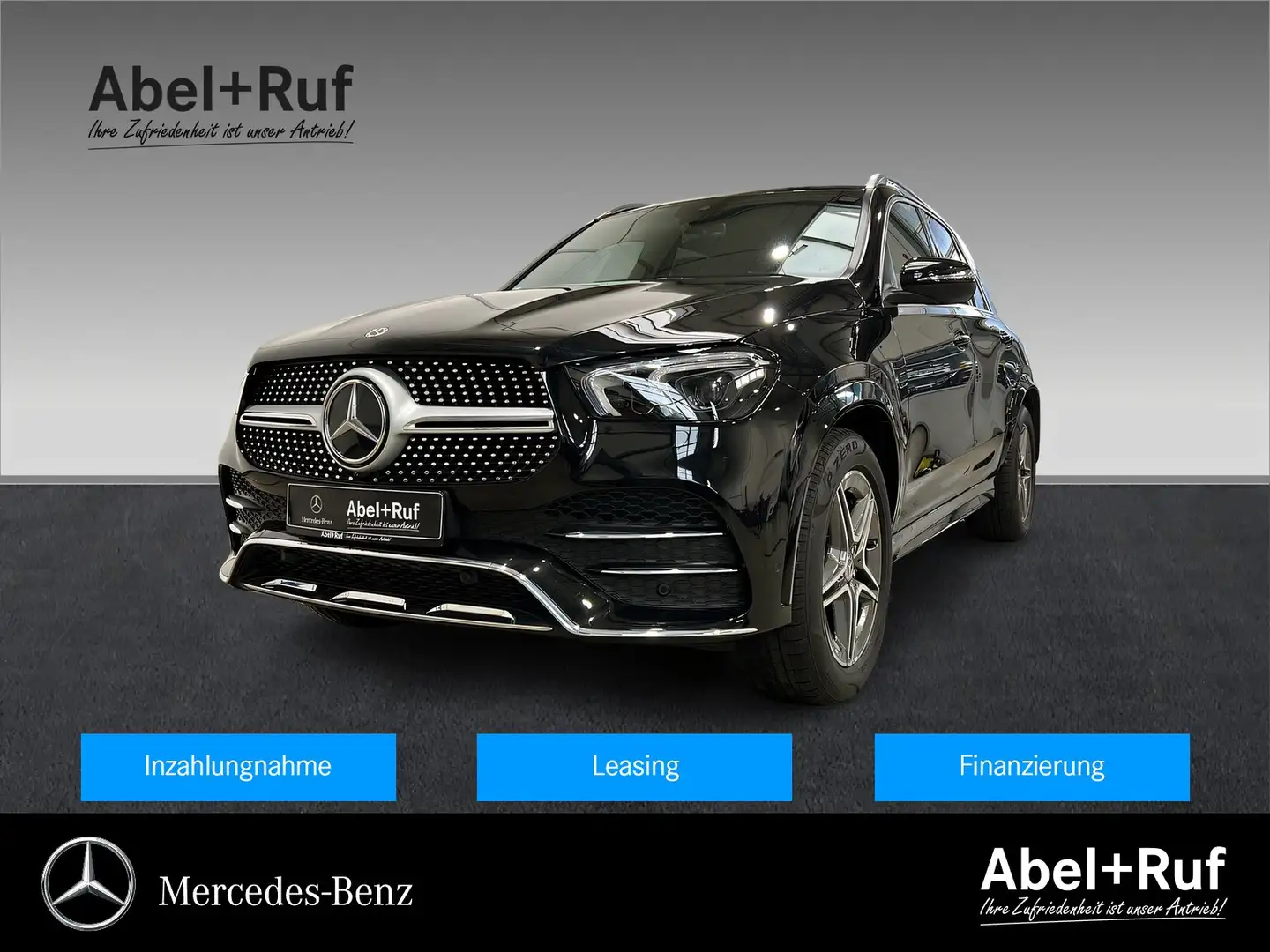 Mercedes-Benz GLE 300 d 4M EXCLUSIV+AMG+MBUX+Memory+Kamera+20" Schwarz - 1