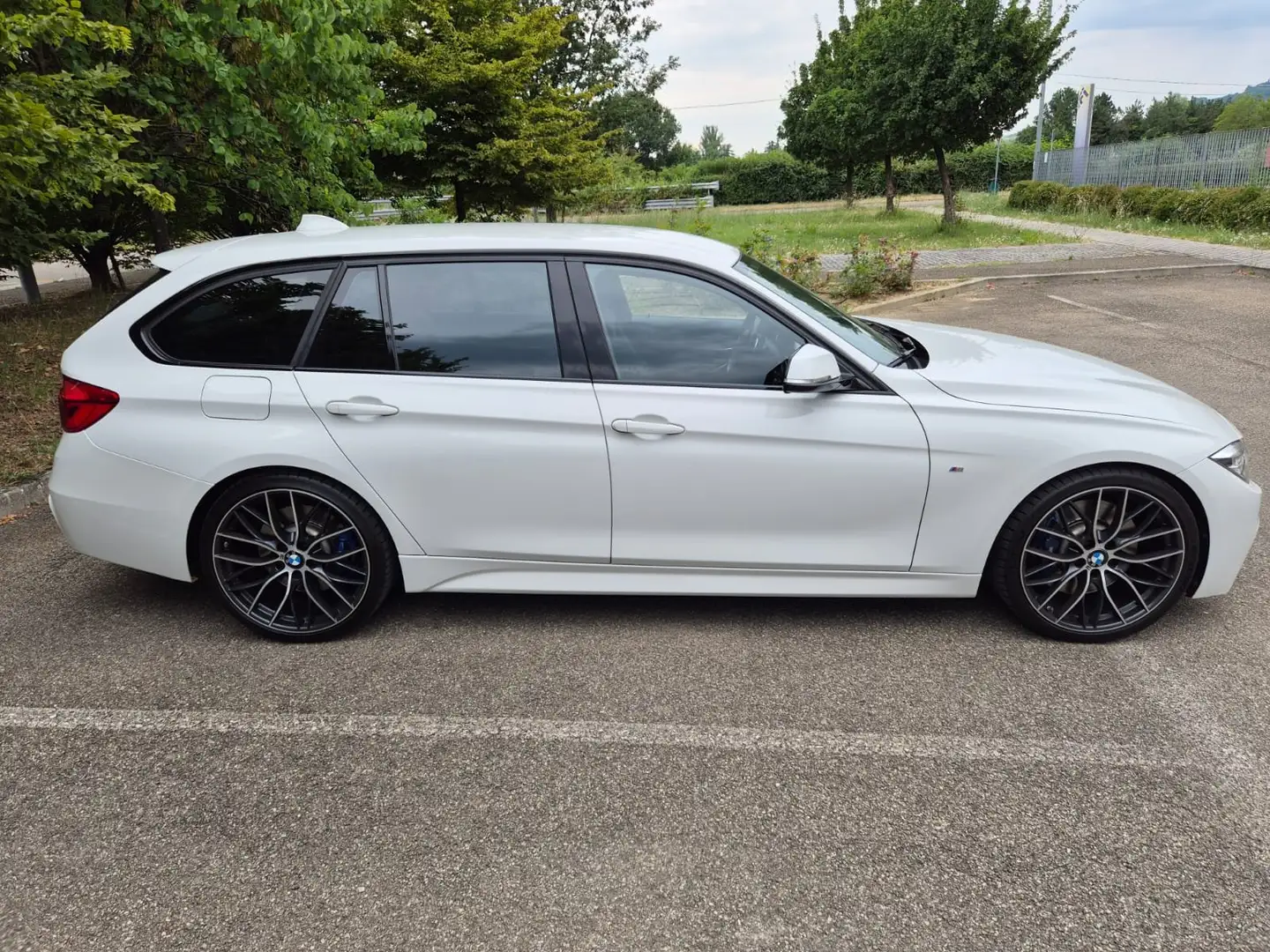 BMW 325 Serie 3 F31 325d Touring Msport 224cv Bianco - 1