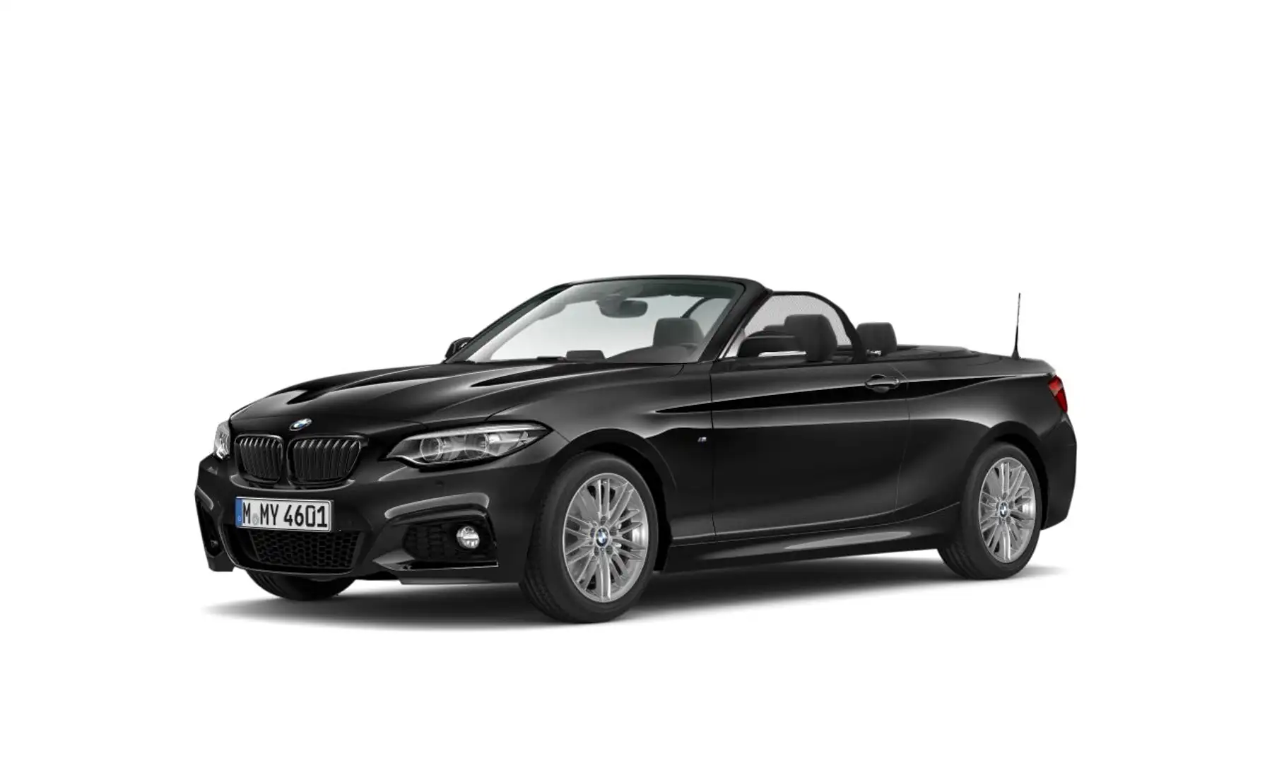 BMW 220 2-serie Cabrio 220i Zwart - 1