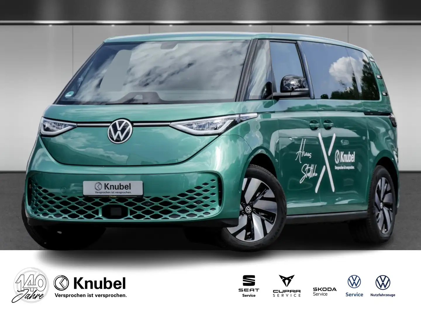Volkswagen ID. Buzz Pro lang Navi Keyless HarmanKardon ACC 19" LED ... Vert - 1