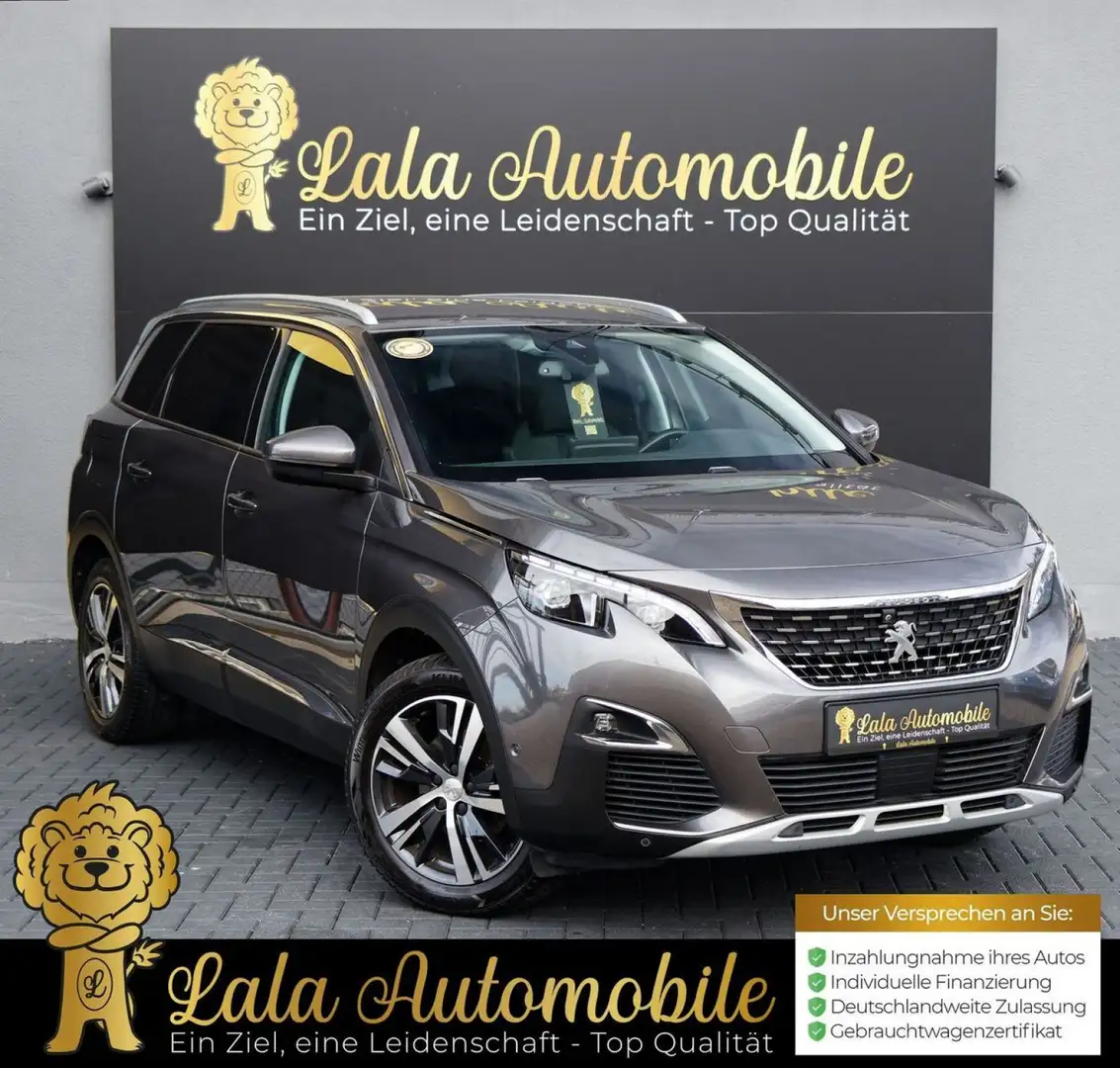 Peugeot 5008 Allure 1.2 AHK TEMPOMAT NAVI KLIMA AMBIENTE Grau - 1