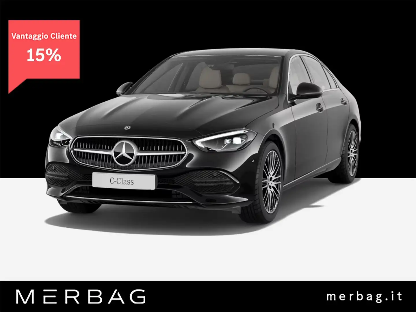 Mercedes-Benz C 200 Mild hybrid Advanced Plus Siyah - 1
