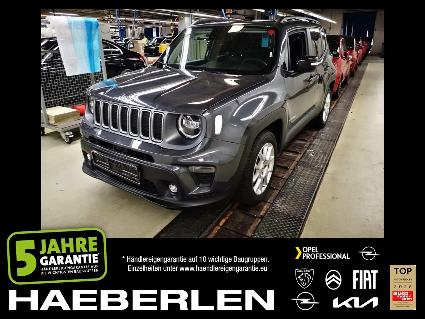 Jeep Renegade 1.5 MultiAir FWD Longitude 2xKlima+LM Grijs - 1