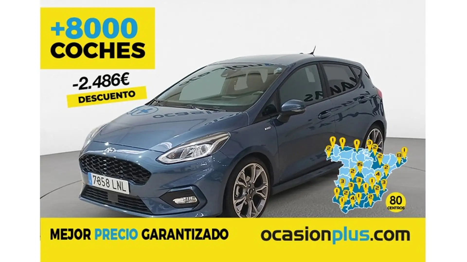 Ford Fiesta 1.0 EcoBoost MHEV ST Line 155 Azul - 1