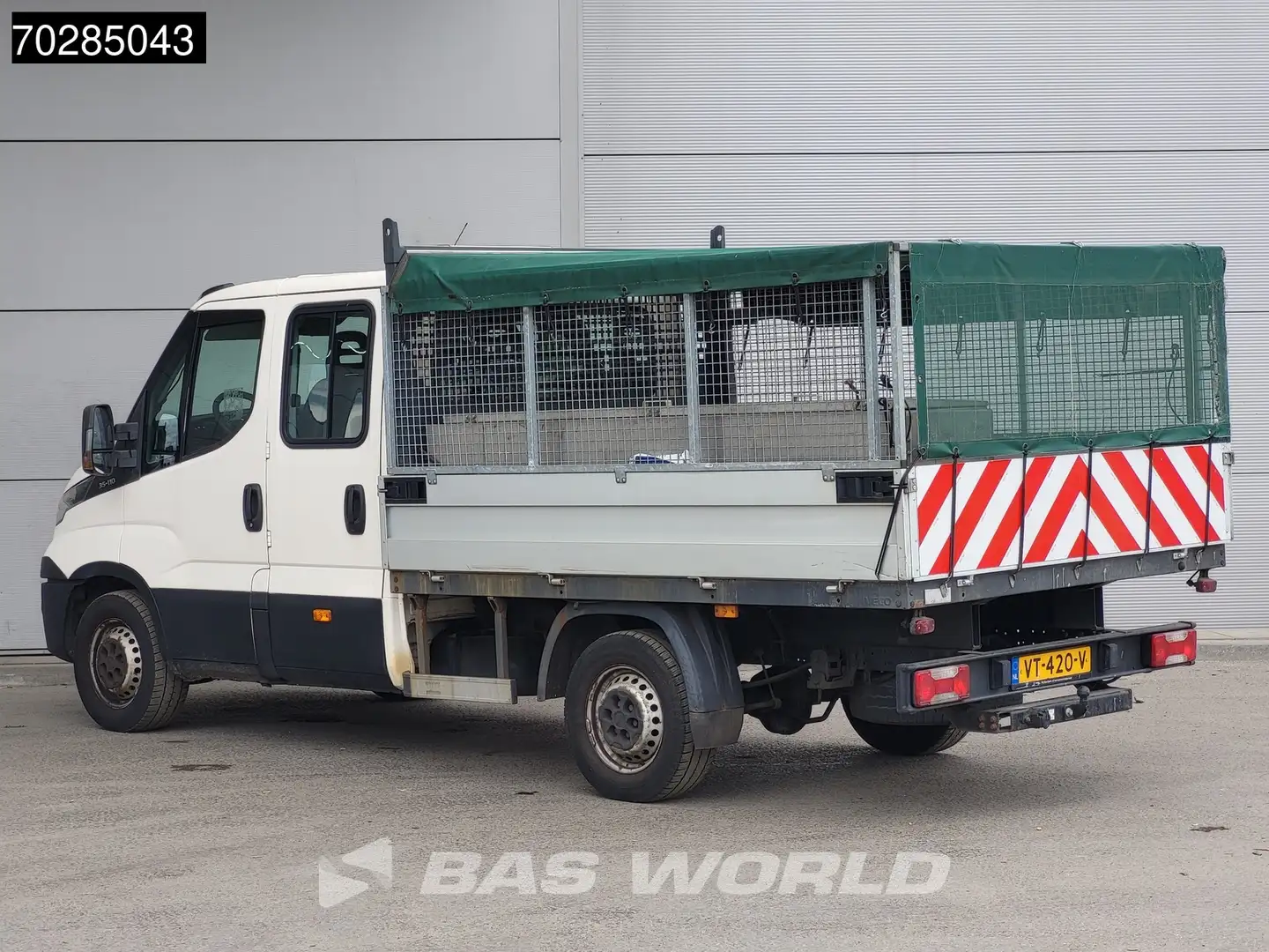 Iveco Daily 35S11 Open Laadbak met Kist Dubbel Cabine 3,5t Tre Wit - 2