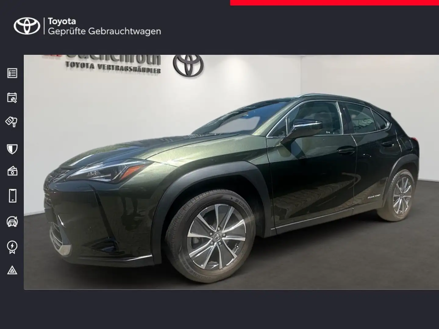 Lexus UX 300e Executive Pak+Komfort Paket Plus+Winter Zielony - 1